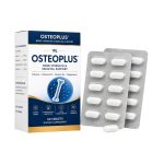 teoPlus Bone Strength and Skeletal Support box with blister packs containing 60 calcium, vitamin D3, vitamin K2 and magnesium tablets