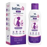 Intimvia pH 8 Intimate Cleansing Wash box and 150 mL bottle with purple cap for gentle daily intimate care